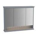 Vitra Valarte LED-Spiegelschrank 62235 98x17x76cm, 3 Spiegeltüren, Korpus grau matt