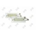 ABAKUS Kennzeichenleuchte beidseitig mit LED für BMW 51137062293 L04-210-0006LED