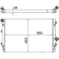 MAHLE Kühler, Motorkühlung für SKODA VW SEAT CUPRA AUDI 1K0121251EH 3C0121253Q 1K0121251AB CR 1539 002S