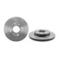 BREMBO Bremsscheibe COATED DISC LINE vorne rechts links innenbelüftet 257mm für INFINITI NISSAN 402064Z002 40206019VA 40206710 09.5449.11