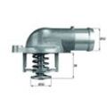 MAHLE Thermostat, Kühlmittel mit Dichtung für VW CUPRA AUDI 070121114 TI 212 87D