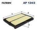 FILTRON Luftfilter für RENAULT NISSAN A6546-4BA1B-RV 16546-4BC1A 165464BD0C AP 124/2