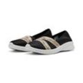 Sneaker PUMA "ADELINA 2 SNAKE CHIC", Gr. 37,5, schwarz (puma schwarz, gold), Textil, sportlich, Schuhe