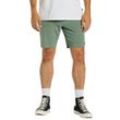 2-in-1-Shorts BILLABONG "Crossfire Mid", Herren, Gr. 28(XS), grün (sage), 64% Polyester, 22% Baumwolle, 8% Elasthan, 6% Polyamid, Hosen