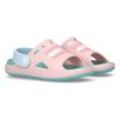 Badeschuh TOMMY HILFIGER, Kinder, Gr. 30, rosa, hellblau, türkis, Synthetik, Gummi, colorblocking, sportlich, Schuhe, Clog, Wasserschuh, Slides zum Baden