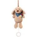 BabyOno Have Fun Musical Toy Dog Willy kontrastierendes Hängespielzeug mit Melodie 0 m+ 1 St.