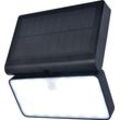 LED Solarleuchte LUTEC "LED-Solar-Aussenwandl. TUDA", schwarz, B:11,10cm H:19,20cm L:18,00cm, Lampen