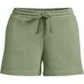 Leichte Sweatshorts 12 cm, Damen,  Grün, Baumwolle/Polyester, by Lands' End