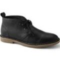 Desert Boots aus Leder, Herren,  Schwarz, Leder, by Lands' End