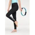 adidas Performance Leggings »ESSENTIALS LINEAR TIGHT«, schwarz-weiß, Gr.XXL