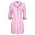 Vivance Dreams Nachthemd in klassischer Hemdform mit 3/4-Arm, pink, Gr.44/46