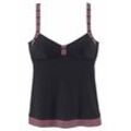 Tankini-Top, schwarz-hummer, Gr.46C