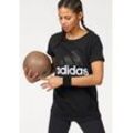 adidas Performance T-Shirt »ESSENTIALS LINEAR LOOSE TEE«, schwarz, Gr.XL