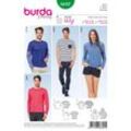 burda Schnitt 6602 "Shirt für Sie & Ihn easy"