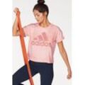 adidas Performance T-Shirt »WOMEN ESSENTIAL ALL OVER PRINT TEE«, rosa, Gr.XXL