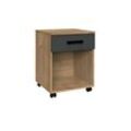 Rollcontainer Liverpool - holzfarben - 46 cm - 58 cm - 40 cm - Sconto