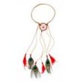 Haarschmuck "Indianer", rot