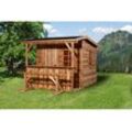 Gartenhaus 820 A Gr.1 B 240 x T 180 + 100 cm