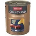 Animonda GranCarno Adult Ross pur 6 x 800g getreidefreies Hundefutter