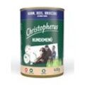 Christopherus Hundemenü Senior mit Huhn, Reis, Broccoli 6 x 400g Hundefutter