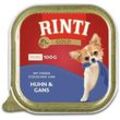 Rinti Gold mini Huhn & Gans 16 x 100g Hundefutter