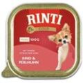 Rinti Gold mini Rind & Perlhuhn 16 x 100g Hundefutter