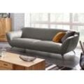 3-Sitzer GUTMANN FACTORY "Venezuela", grau, B:245cm H:83cm T:115cm, Sofas