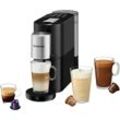 Nespresso Kapselmaschine XN8908 Atelier von Krups, Wassertank: 1 L, 19 Bar Druck, inkl. Nespresso Glastasse + Kapseln, schwarz