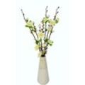 Kunstblume Kirschblütenbund, I.GE.A., Höhe 41 cm, Vase aus Keramik, weiß
