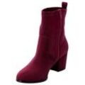 Stiefelette mit elastischem Schaft, bordeaux, Gr.40