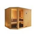 EL-Ecksauna Varberg Gr. 4 GTF 244 x 194 cm o.Ofen