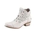 Mustang Shoes Schnürstiefelette, offwhite, Gr.41