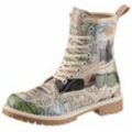 DOGO Schnürboots »Happy Camping«, creme, Gr.38