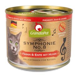 GranataPet Symphonie No. 8 Fasan & Ente mit Huhn 6x200g