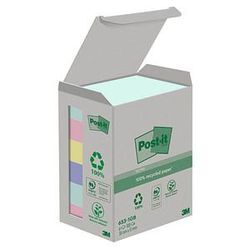 Post-it® Recycling Notes Rainbow Haftnotizen farbsortiert 6 Blöcke