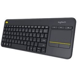 Logitech K400 Plus Tastatur kabellos schwarz