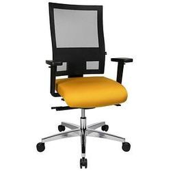 Topstar Bürostuhl Sitness 60, PS69BH W59 Stoff gelb, Gestell alu