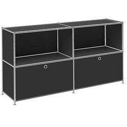 viasit Sideboard System4, 42263 schwarz 152,9 x 40,4 x 80,7 cm