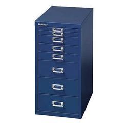 BISLEY MultiDrawer™ L298 Schubladenschrank oxfordblau 8 Schubladen 27,8 x 38,0 x 59,0 cm