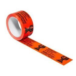 SUPRA Warnklebeband Bruchgefahr! Nicht werfen! leuchtorange 50,0 mm x 66,0 m 1 Rolle