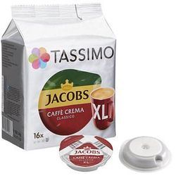 TASSIMO JACOBS CAFFÈ CREMA CLASSICO XL Kaffeediscs, Arabica- und Robustabohnen mild, 16 Portionen