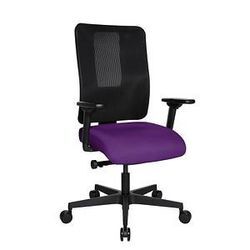 Topstar Bürostuhl Sitness Open X (N) Deluxe, OX300TW2 T330 Stoff lila, Gestell schwarz