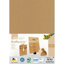 folia Tonpapier Kraftpapier braun 120 g/qm 100 Blatt