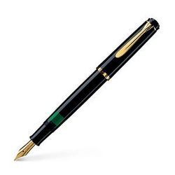 Pelikan Classic M200 Kolbenfüller schwarz/gold B (breit)