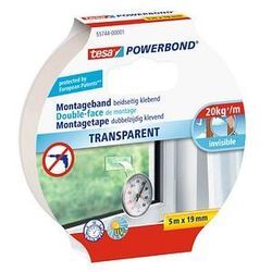 tesa Montageband POWERBOND 55744 doppelseitiges Klebeband 19,0 mm x 5,0 m, 1 Rolle