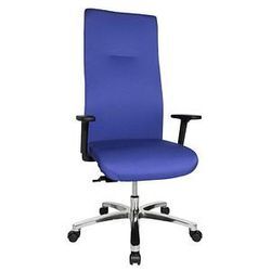 Topstar XXL Bürostuhl Big Star 30, BT390T W56 Stoff blau, Gestell alu