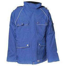 PLANAM® unisex Parka CANVAS 320 kornblau Größe L