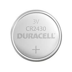 Knopfzelle Duracell® CR2430, Spannung 3 V, Lithium, silber, 1 Stück