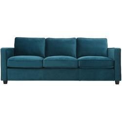 Design-Sofa Samt Smaragdgrün 3-Sitzer BROOKLYN