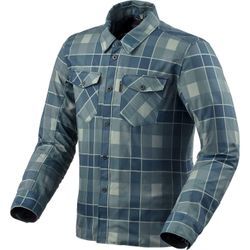 Revit Bison 2 H2O, Hemd/Textiljacke wasserdicht Dunkelblau/Hellblau L male